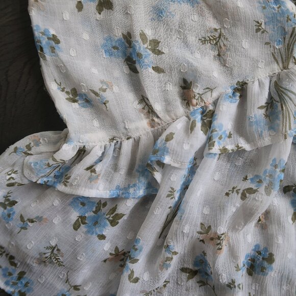 Stradivarius Sheer Floral Top - Picture 4 of 4